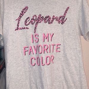 Custom T-shirt. Leopard is my fav color